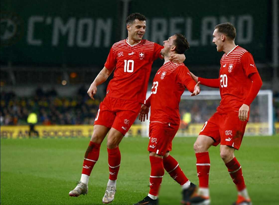 瑞士队击败爱尔兰队,提升晋级机会 瑞士队击败爱尔兰队,提升晋级机会